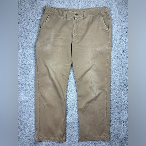 Carhartt Pants Mens 40 x 30 Relaxed Fit Twill Work Pant 5 Pocket Work Utility - Picture 1 of 8